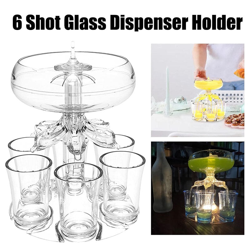 6 Shot Glass Dispenser