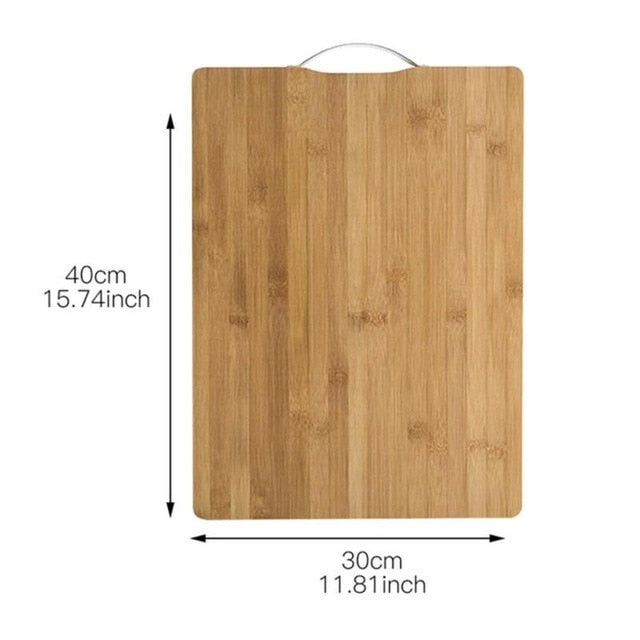Bamboo square cutting board