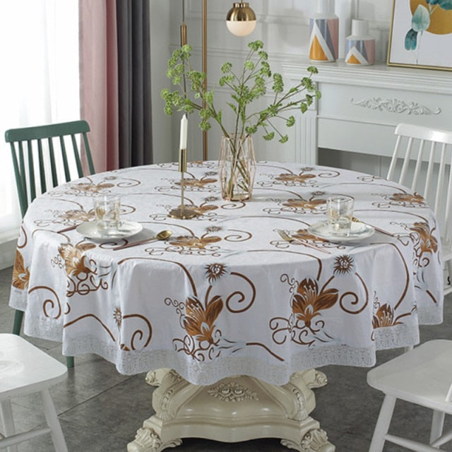 PVC Lace Tablecloth